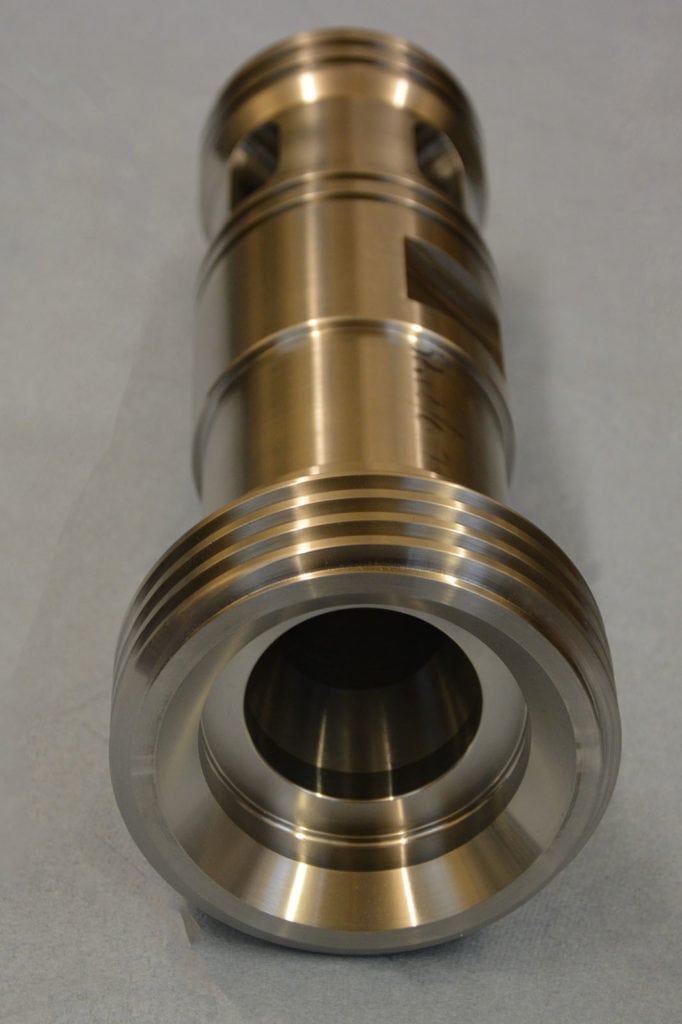 CNC machined part