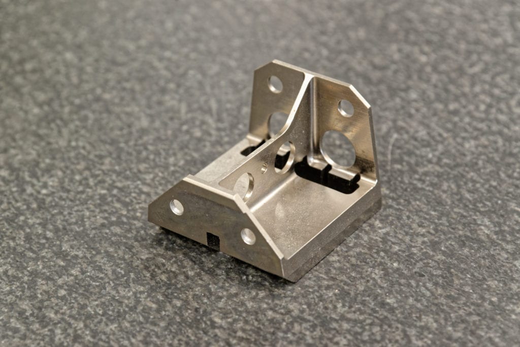 CNC machined part